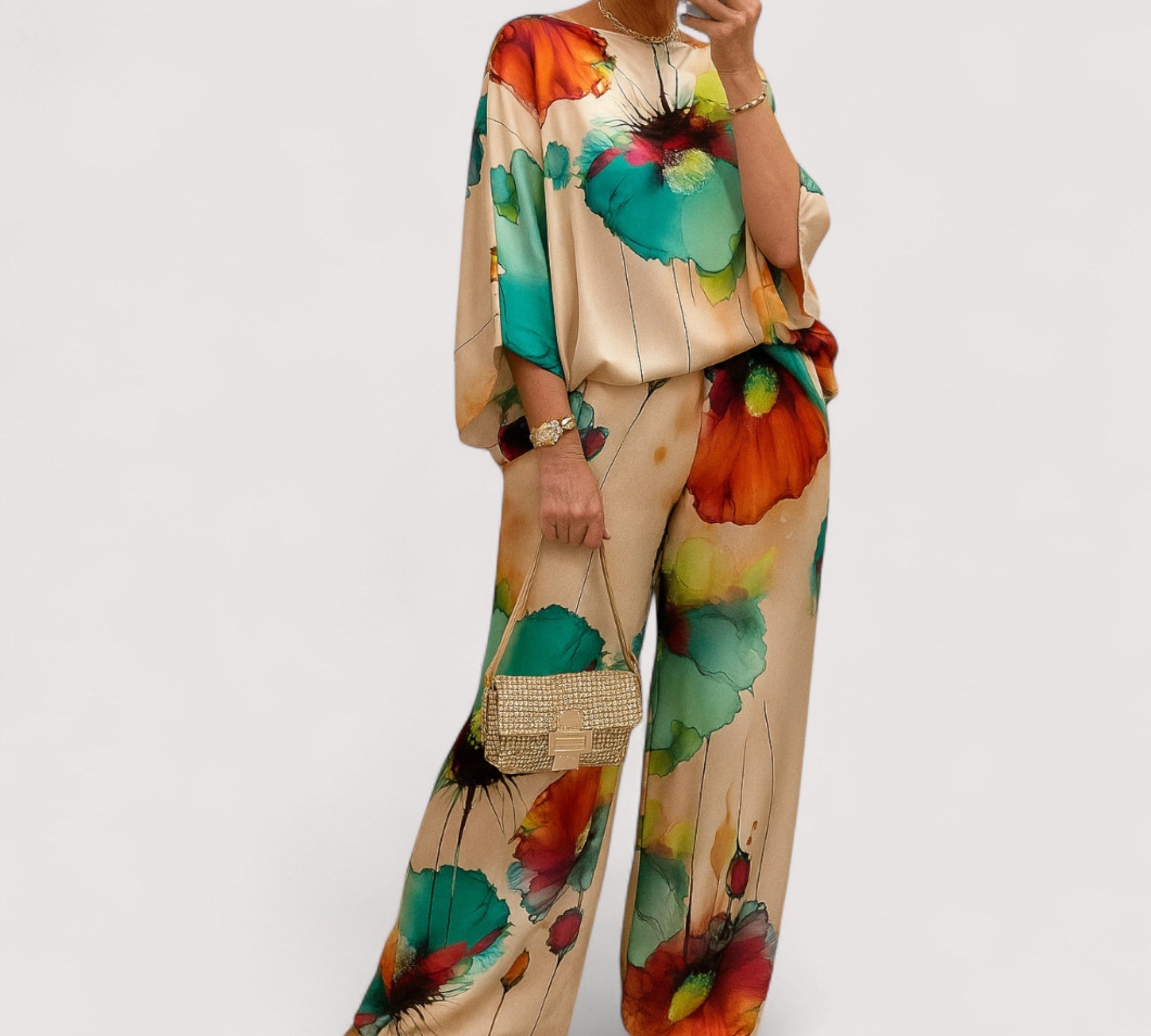 Enya™ | Dvodijelni satenski komplet