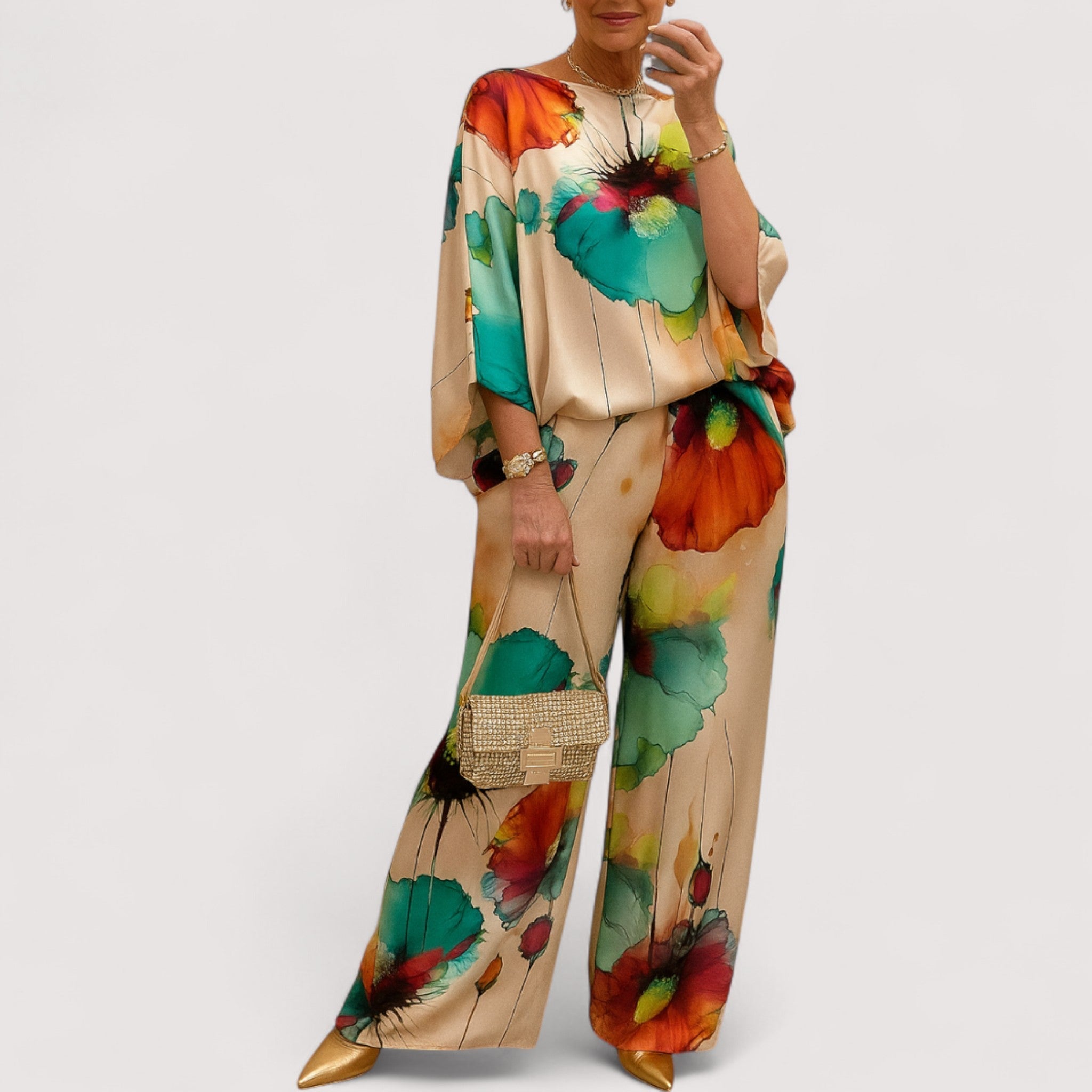 Enya™ | Dvodijelni satenski komplet