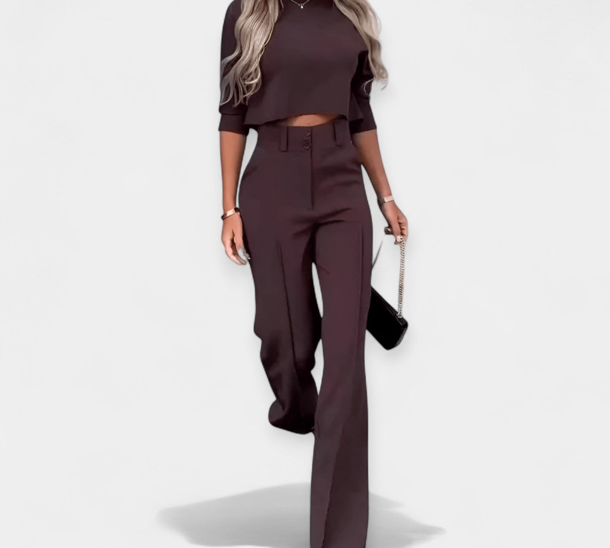 Set Crop Top i Hlače