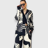 Set od Dva Dijela s Elegantnim Geometrijskim Dizajnom