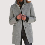 Amina™ | Klasični kaput od mješavine vune