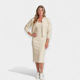 Set Midi Haljine s Bomber Jaknom