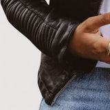 Anais™ | Elegantna kožna jakna