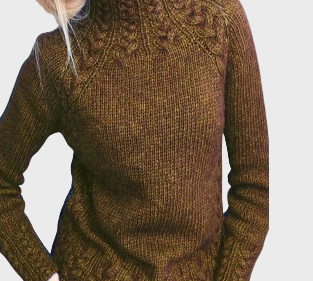 Elegantni Pleteni Džemper