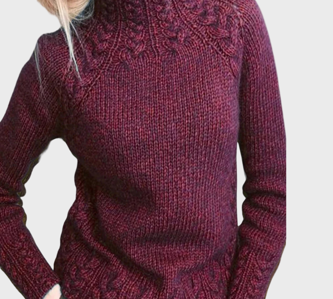 Elegantni Pleteni Džemper