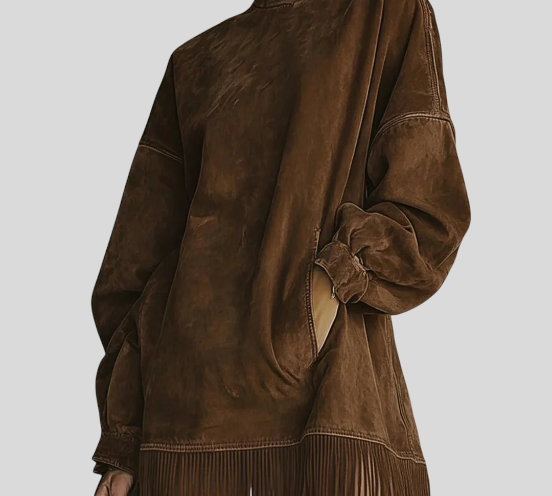 Muriel - Minihaljina S Dugim Rukavima I Resama