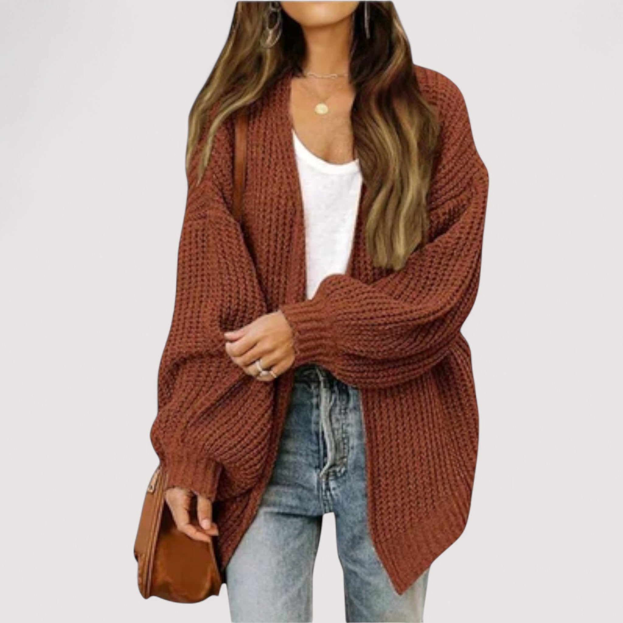 Iveta™ | Ležerni pleteni kardigan