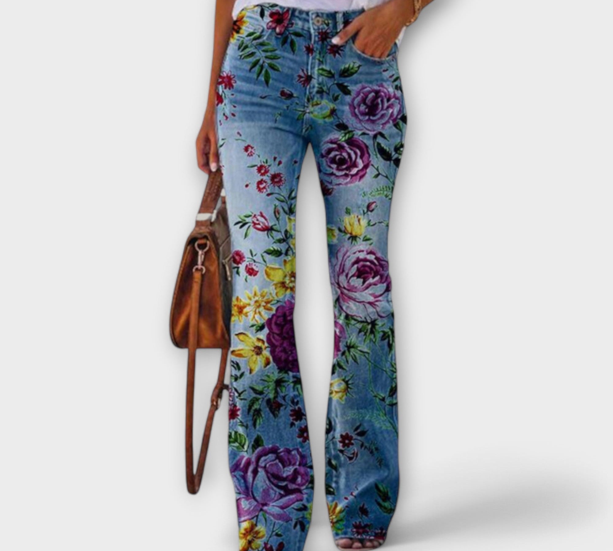 Milanka - Hlače s cvjetovima