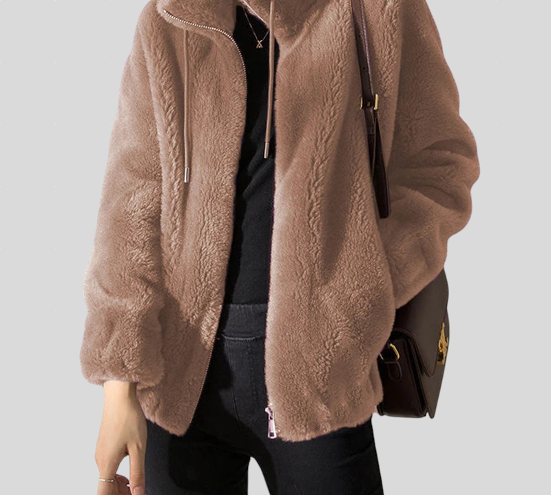 Marry - Mekana Flis Jakna s Visokom Ogradom