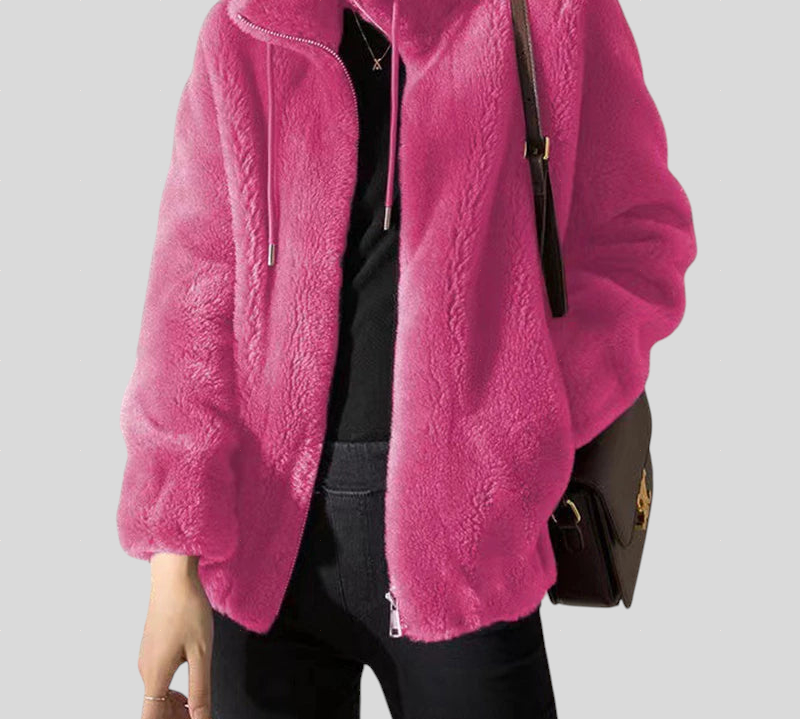 Marry - Mekana Flis Jakna s Visokom Ogradom