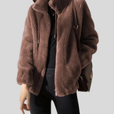 Marry - Mekana Flis Jakna s Visokom Ogradom