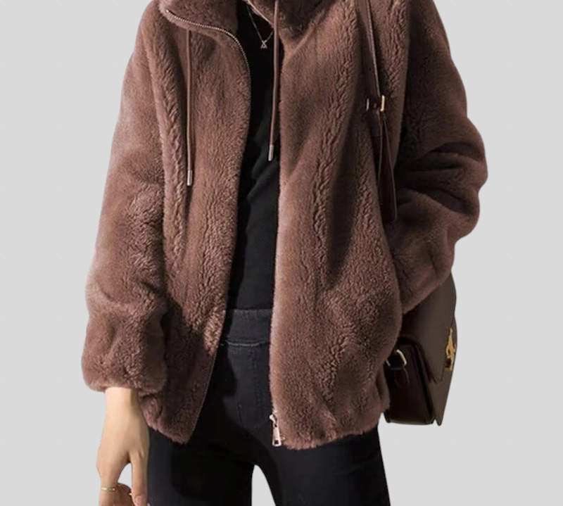 Marry - Mekana Flis Jakna s Visokom Ogradom