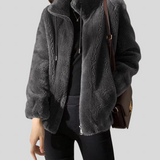 Marry - Mekana Flis Jakna s Visokom Ogradom