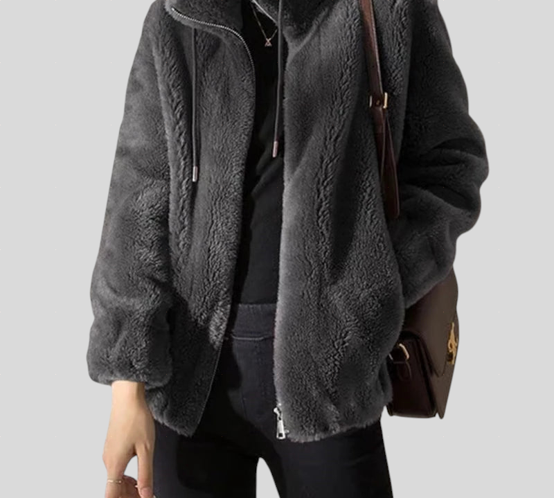 Marry - Mekana Flis Jakna s Visokom Ogradom