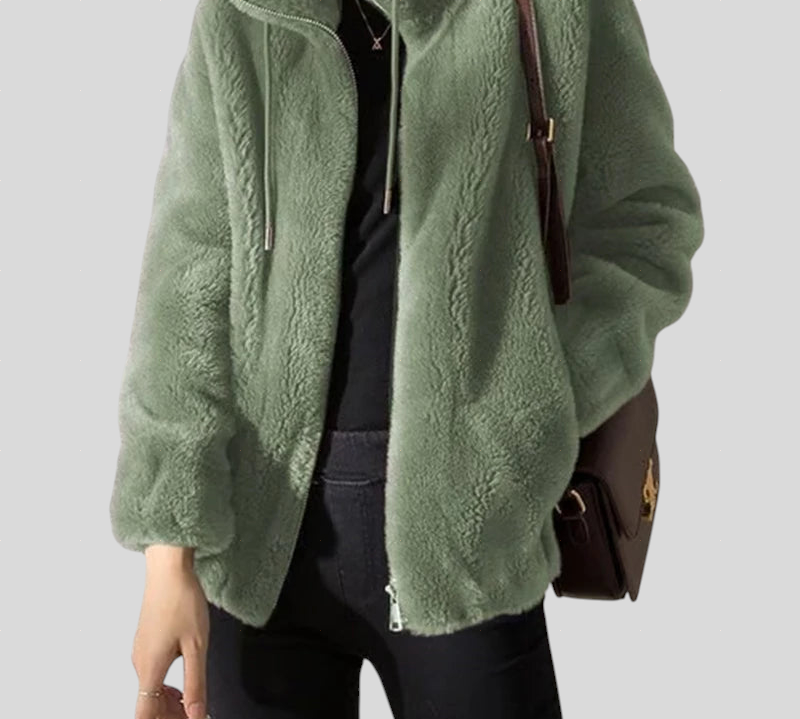 Marry - Mekana Flis Jakna s Visokom Ogradom