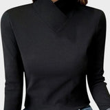 Beverley - Bluza s dugim rukavima i visokim ovratnikom