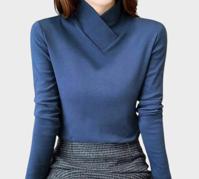 Beverley - Bluza s dugim rukavima i visokim ovratnikom