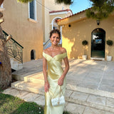 Gabrielle | ženski Wedding Guest čipkasta Off rame haljina večernja