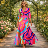 Lillian | Haljina Maxi Stila Omot