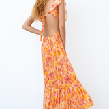 Emma– Ruffled Maksi haljina