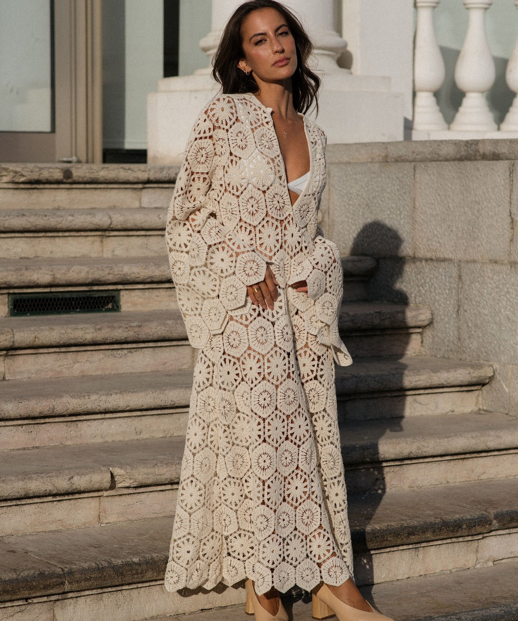 Alma – Robe Longue en Dentelle