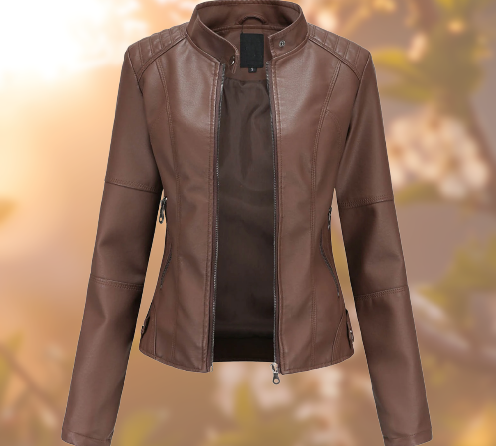 Gordana - Elegantna Kožna Jakna