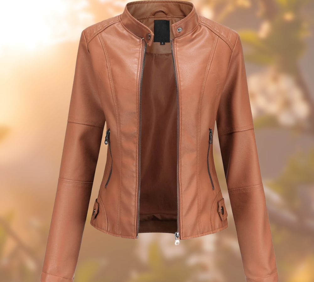 Gordana - Elegantna Kožna Jakna