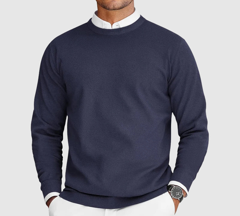 Marin - Muški Pulover s Okruglim Izrezom