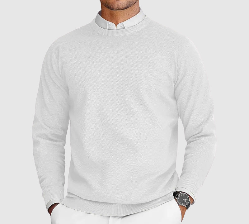 Marin - Muški Pulover s Okruglim Izrezom