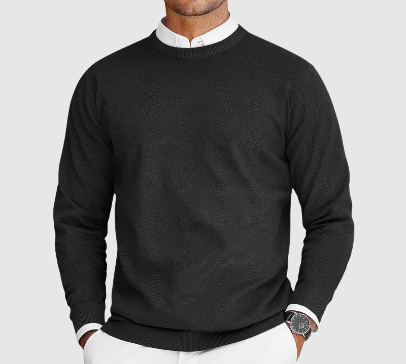 Marin - Muški Pulover s Okruglim Izrezom