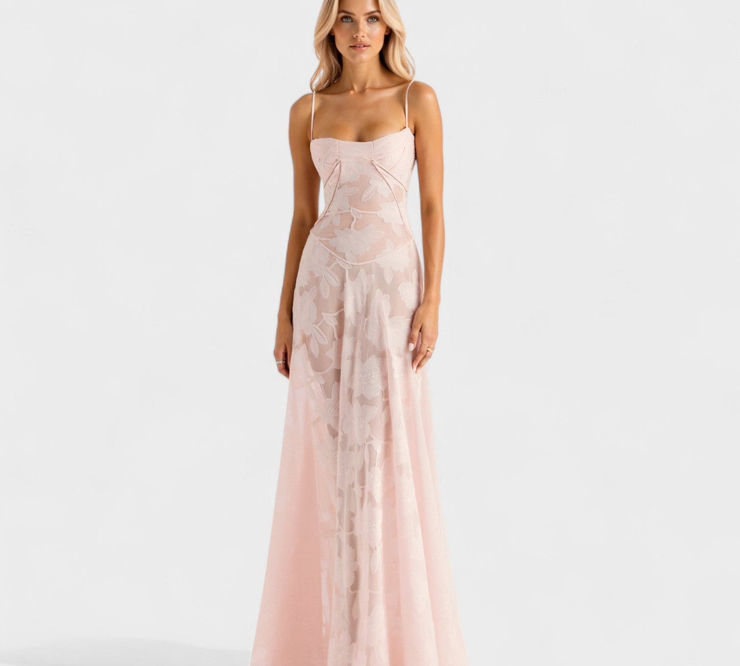 Andreja - Haljina od cvjetne čipke