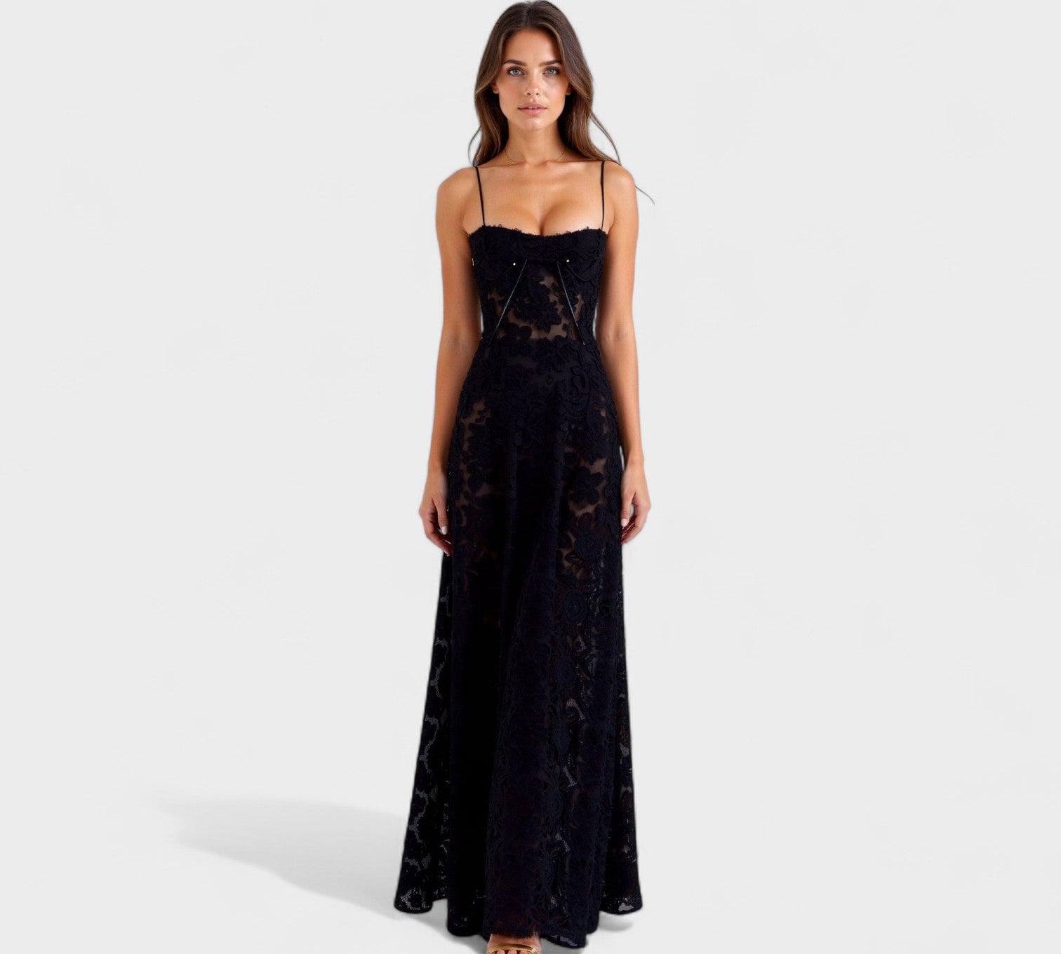 Andreja - Haljina od cvjetne čipke