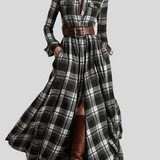 Giulietta – Karirana Maxi Košulja-Haljina