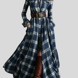 Giulietta – Karirana Maxi Košulja-Haljina