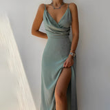 Nikolina | Elegantna Haljina s Prorezom Victoria