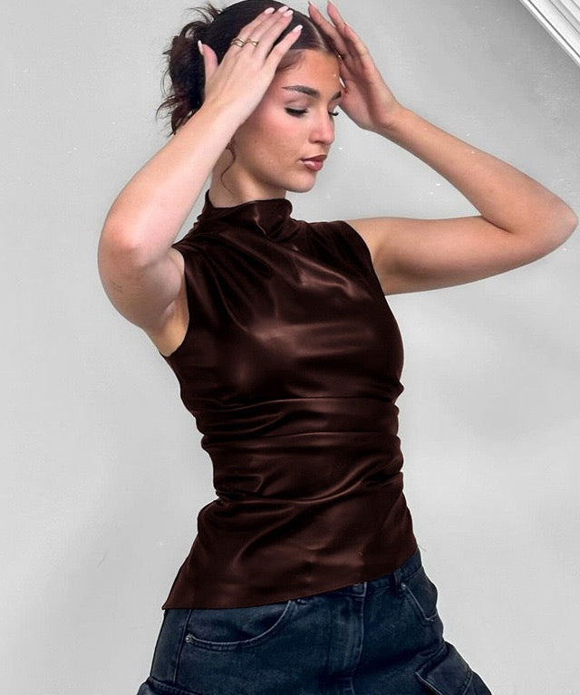 ARIA | Luksuzni Kožni Top