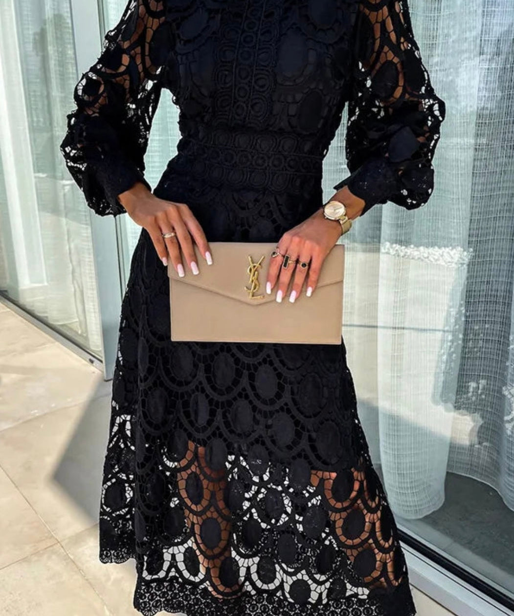Joyce™ | Elegantna čipkasta haljina
