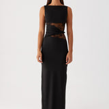 Leni™ | Maxi Haljina Koja Laska Figuri s Diskretnim Izrezima i Vezicom