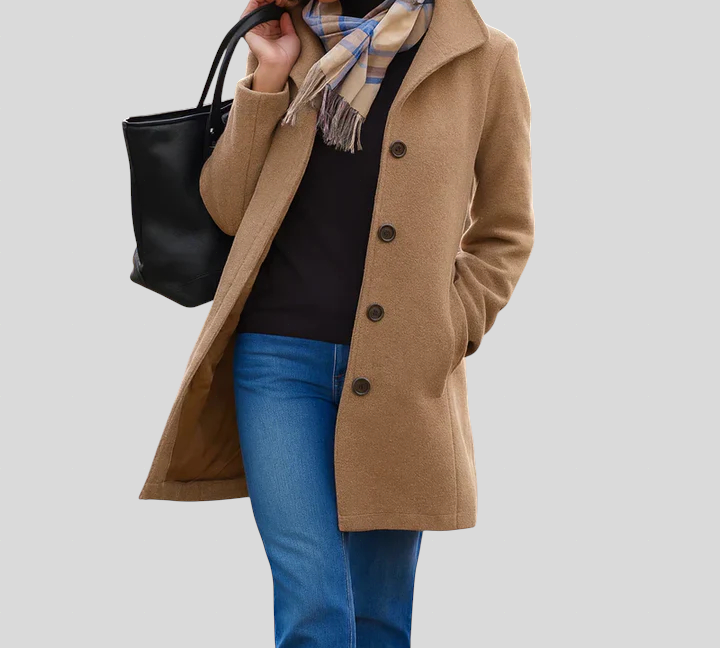 Tradura – Klasični Poludugi Kaput Na Kopčanje