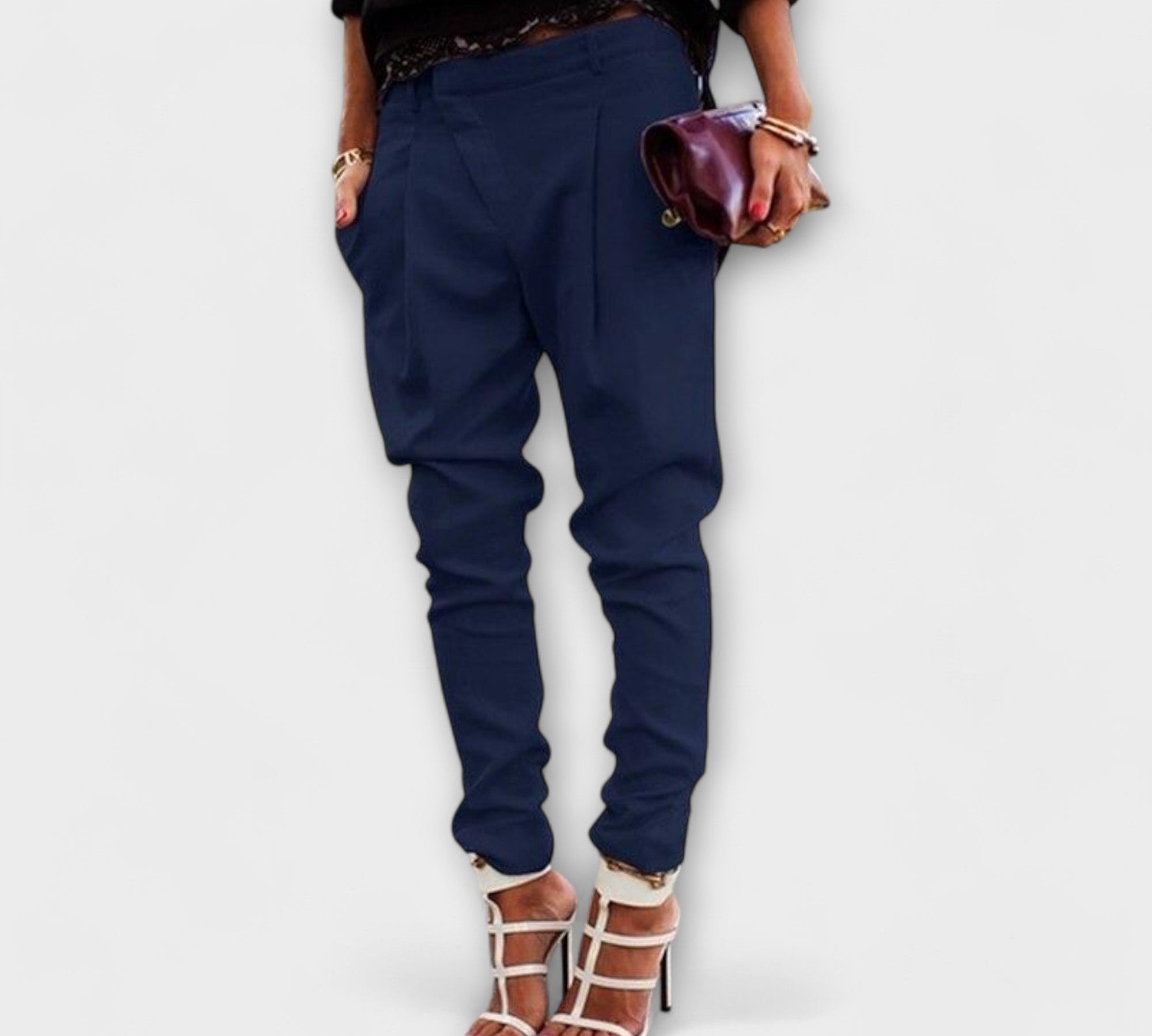 Zdenka - Hlače visokog struka sa stilom