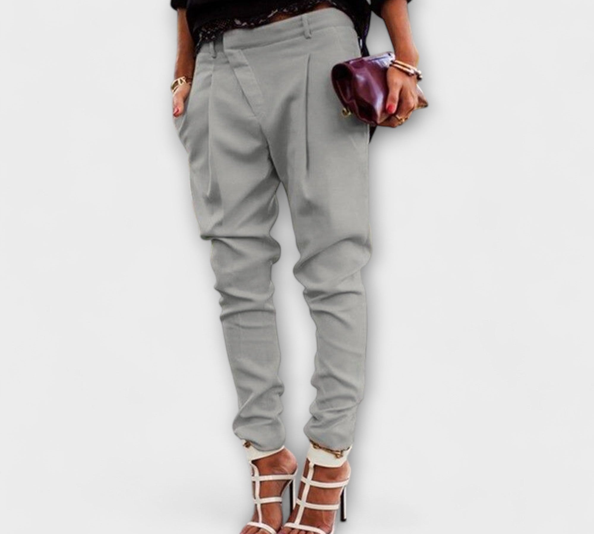 Zdenka - Hlače visokog struka sa stilom