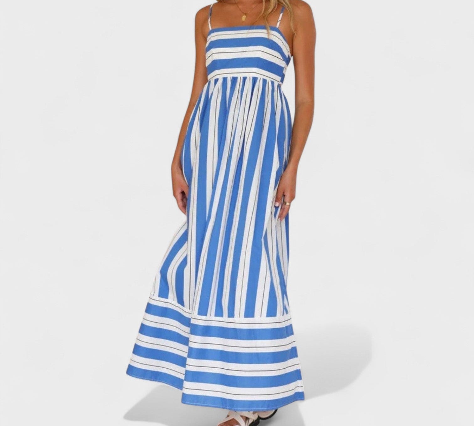 Isabel - Duga haljina s prugama