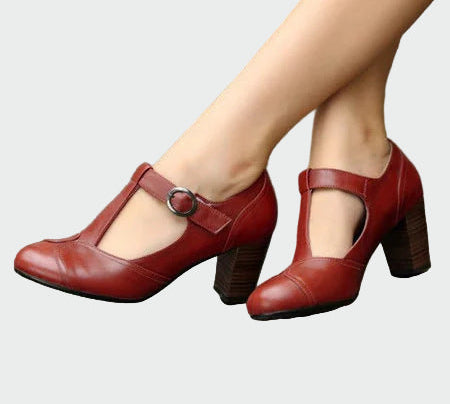 Rakele | T-strap niske štikle