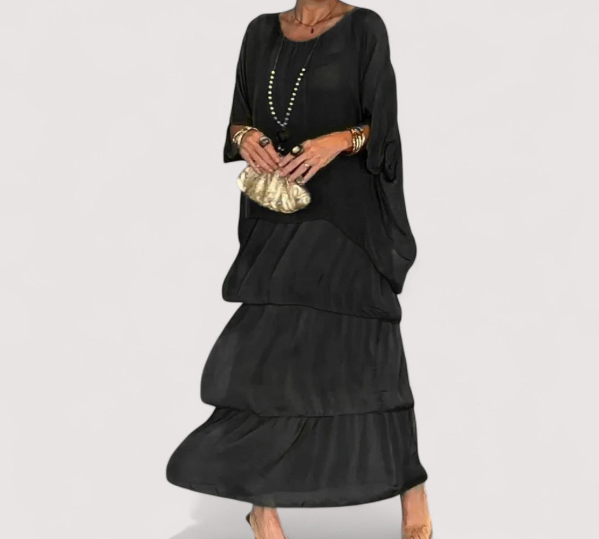 Lovrenka™ | Elegantna haljina od šifona u boho stilu