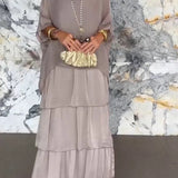 Nora Slojevita Haljina - Siva