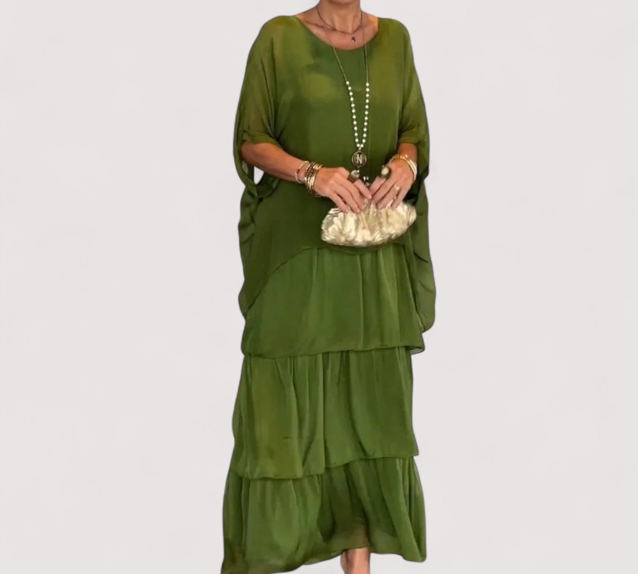 Lovrenka™ | Elegantna haljina od šifona u boho stilu