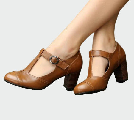 Rakele | T-strap niske štikle