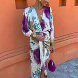 Iva | Elegantna Midi Haljina s Profinjenim Uzorcima