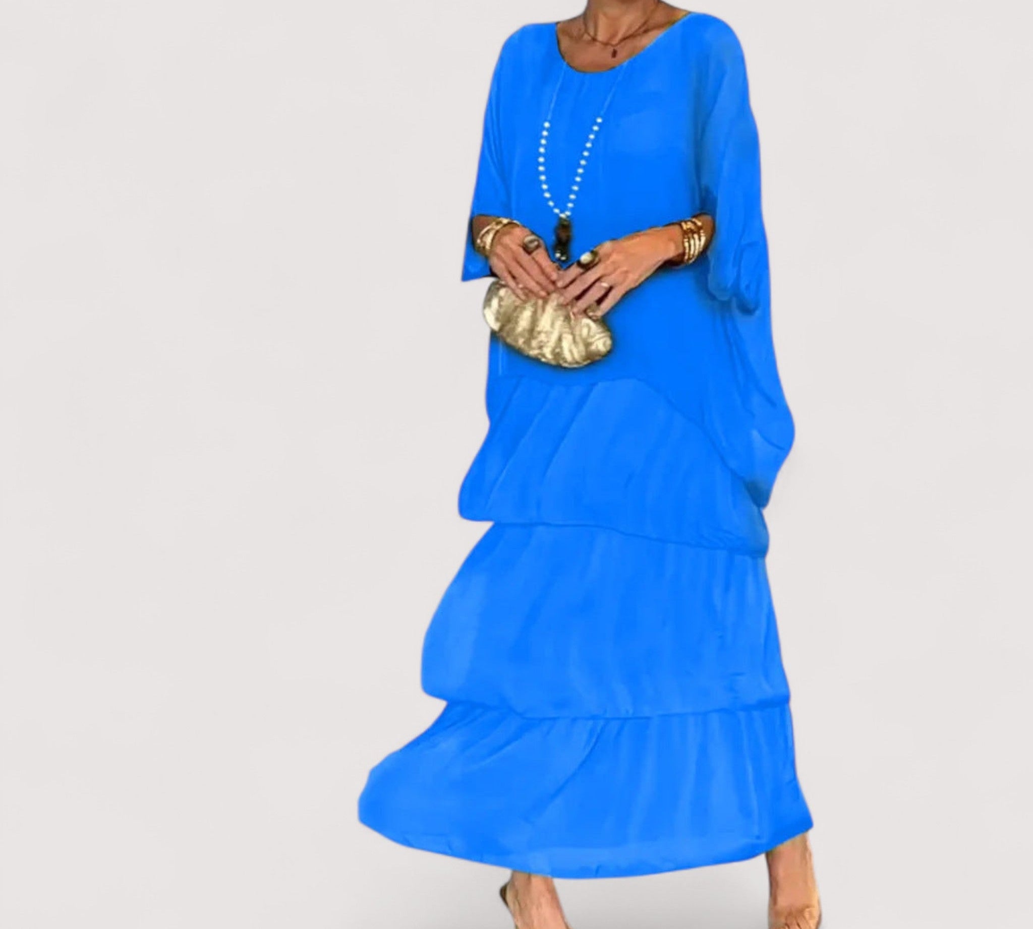 Lovrenka™ | Elegantna haljina od šifona u boho stilu