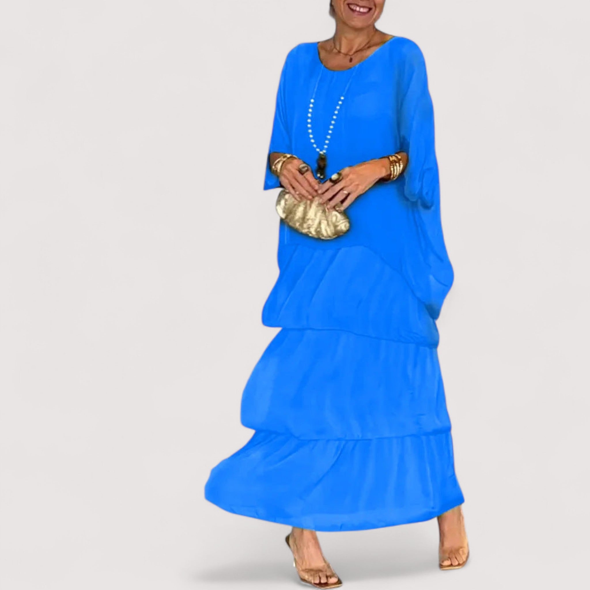 Lovrenka™ | Elegantna haljina od šifona u boho stilu